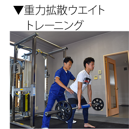 重力拡散ウエイトトレーニング 重力拡散ウエイトトレーニング